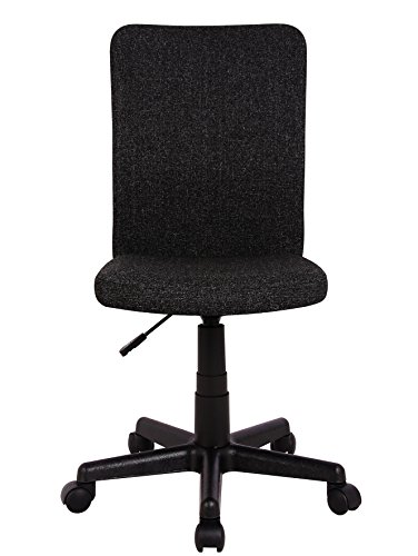 SixBros. Silla de Oficina Silla giratoria Negro - H-2578/2495