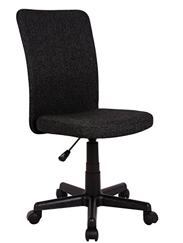 SixBros. Silla de Oficina Silla giratoria Negro - H-2578/2495