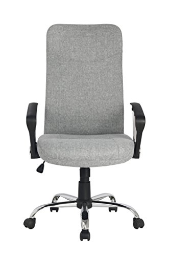 SixBros. Sillón de Oficina Silla de Oficina Silla giratoria Gris - H-935-6/2165