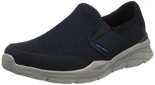 Skechers Equalizer 4.0, Zapatillas para Hombre, Blue Navy Malla PU Trim Nvy, 42 EU