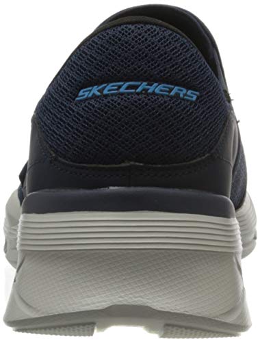 Skechers Equalizer 4.0, Zapatillas para Hombre, Blue Navy Malla PU Trim Nvy, 42 EU