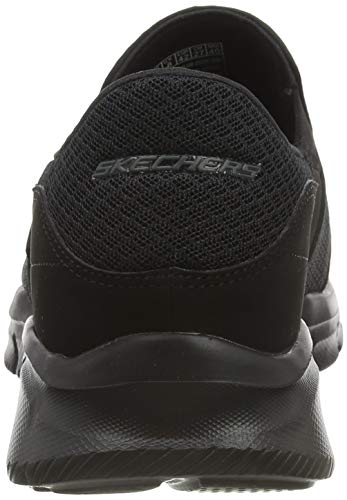 Skechers Equalizer Persistent, Zapatillas para Hombre, Negro (Black), 41 EU