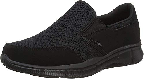 Skechers Equalizer Persistent, Zapatillas para Hombre, Negro (Black), 41 EU