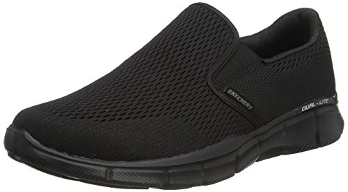 Skechers Men's Equalizer-Double Play Moccasins, Black (Black), 10 UK (45 EU)