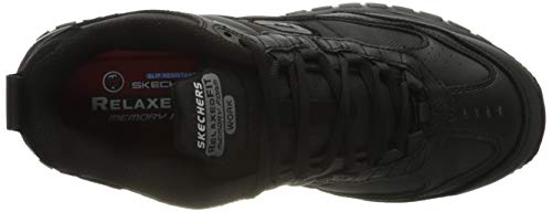 Skechers Soft Stride Grinnel, Zapato Industrial para Hombre, Negro, 46 EU