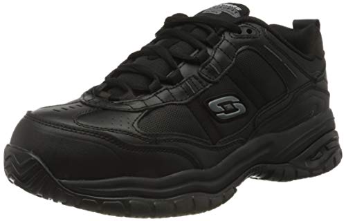 Skechers Soft Stride Grinnel, Zapato Industrial para Hombre, Negro, 46 EU