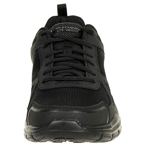 Skechers Track-scloric 52631-bbk, Zapatillas para Hombre, Negro (Black 52631/Bbk), 43 EU