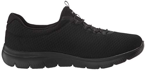 Skechers Women 12980 Low-Top Trainers, Black (Black), 3 UK (36 EU)