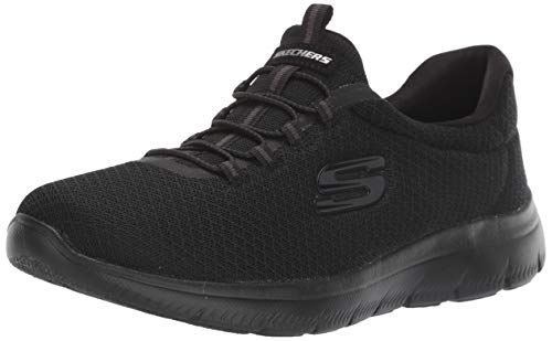 Skechers Women 12980 Low-Top Trainers, Black (Black), 3 UK (36 EU)