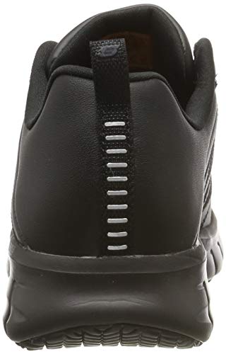 Skechers Women's Sure Track Erath - Ii Lace-up Sneakers, Black (Black Leather Blk), 4 UK (37 EU)