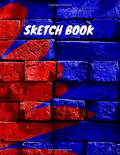 Sketch Book: Notebook for Drawing, Writing, Painting, Sketching and Doodling, 110 pages, 8.5 x 11, Blank White Paper for Drawing Notebook and Write Journal, (Awesome Color for Cover,"Bricks")