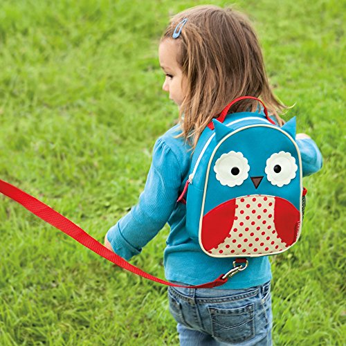 Skip Hop Zoo - Mochila arnés, diseño owl, color azul