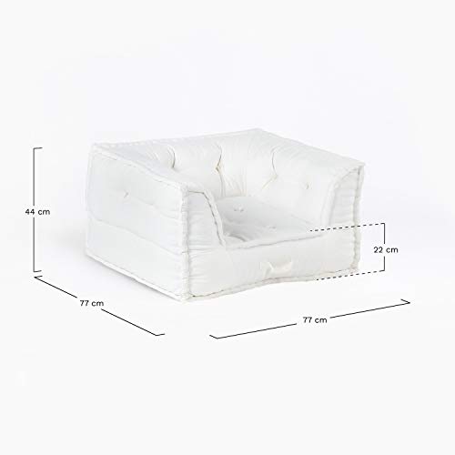 SKLUM Sillón Modular en Algodón Dhel Algodón Blanco Roto - (Elige Color)