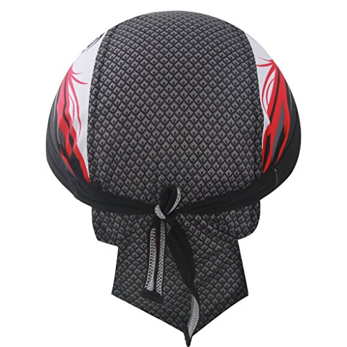 SKYSPER Pañuelo Cabeza Bufanda Sombrero Respirable Secado Rápido Sombrero de Pirata Deportivo Unisex para Bicicleta Ciclo Deportes al Aire Libre