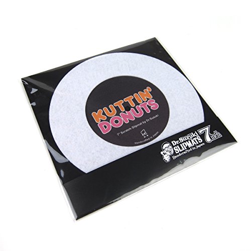 Slipmat Kuttin Donuts de Dr Suzuki de 17,8 cm en color blanco