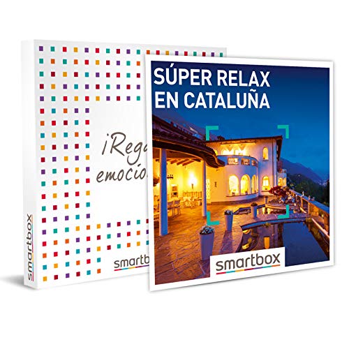 Smartbox - Caja Regalo - Súper Relax en Cataluña - Idea de Regalo - 2 Noches con Desayuno, SPA o cenas, o 2 Noches con Desayuno para 2 Personas.