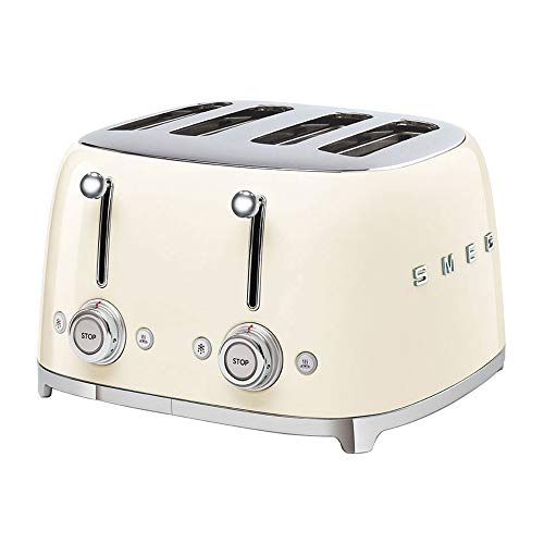 Smeg 770926334 Tostador, 2000 W, Beige