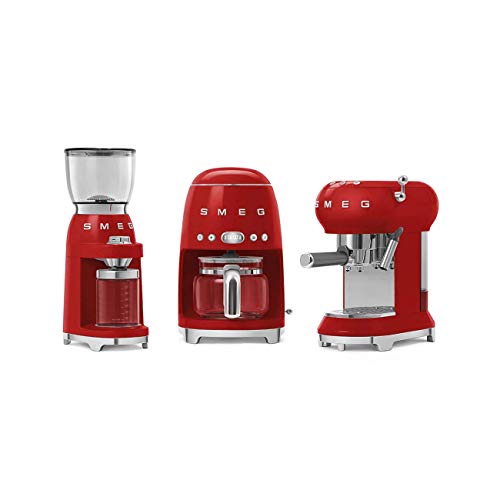 Smeg DCF02RDEU DCF02RDEU/PGAU/WHAU/CRAU/PBAU/SSAU Cafetera de filtro, acero