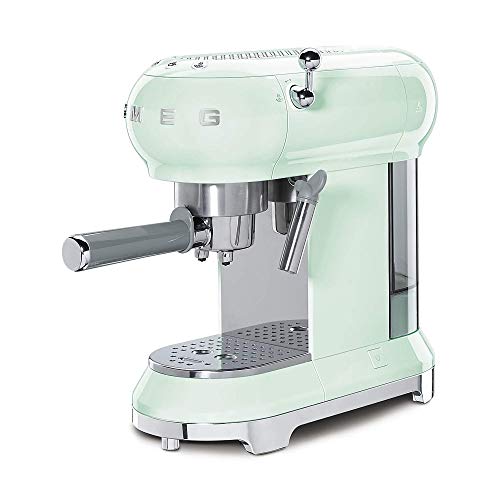 Smeg ecf01pgeu Espresso/ – Cafetera, color verde pastel