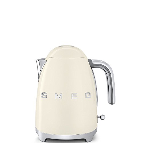 Smeg Hervido de Agua KLF03CREU Linea años 50, 2400 W, 1.7 litros, Acero Inoxidable, Crema de color