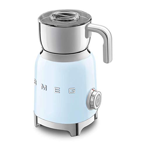 Smeg MFF01PBEU Espumador de leche, azul