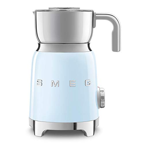 Smeg MFF01PBEU Espumador de leche, azul