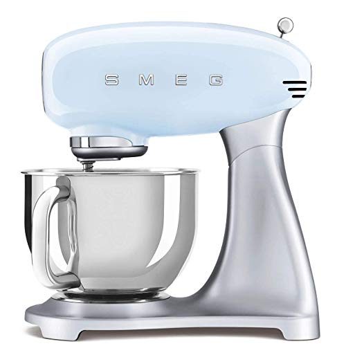 Smeg SMF02PBEU robot de cocina, Acero Inoxidable, Azul