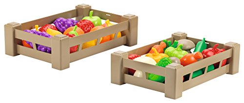 Smoby- Caja de Frutas y Verduras, Modelos/Colores aleatorios (948)