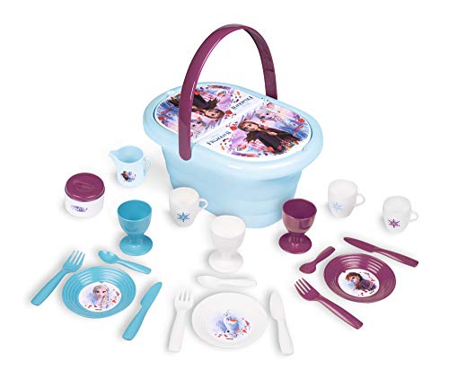 Smoby - Frozen 2 Cesta Picnic, 20 accesorios (Smoby 310511)