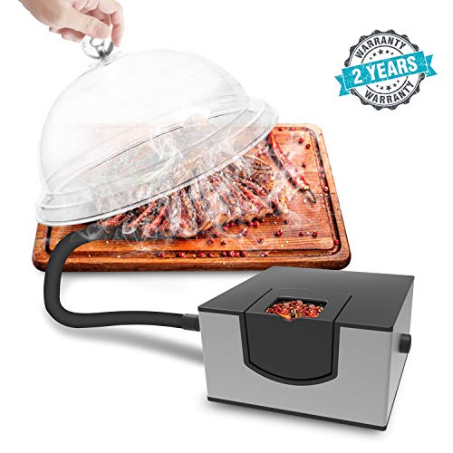 Smoking Gun Chytac Food Smoker Infusion Smoker para cocinar en casa y hacer barbacoas al aire libre (Plata)