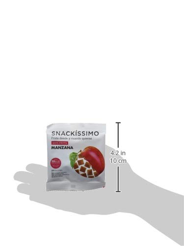 Snackíssimo Snack de Manzana - Pack de 15 bolsas 270 gr