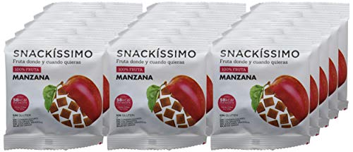 Snackíssimo Snack de Manzana - Pack de 15 bolsas 270 gr