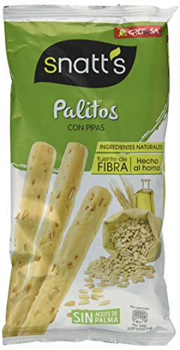 Snatt's - Palitos de trigo cin pipas - 62 g - , Pack de 6