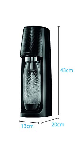 sodastream 1011711411 carbonatador, Negro, 18,6 x 13 x 43 cm, 3