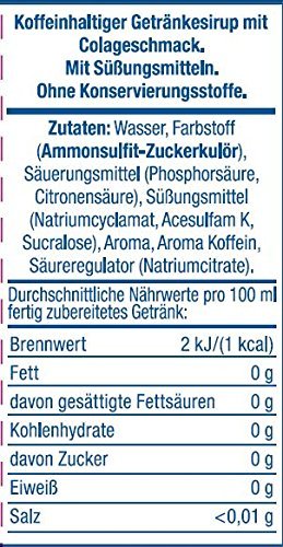 SodaStream cola Sugar Free, 2 unidades (2 x 500 ml botella)