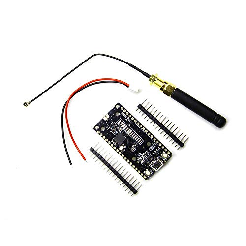 SODIAL 2 Pcs Sx1276 Lora Esp32 868/915 MHz Bluetooth Wi-Fi Junta de Desarrollo de Antena de Internet para Arduino