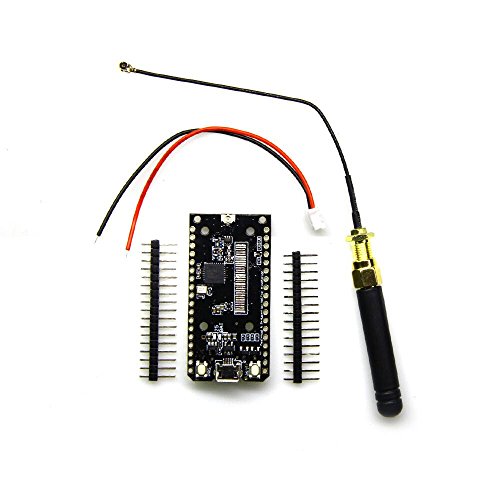 SODIAL 2 Pcs Sx1276 Lora Esp32 868/915 MHz Bluetooth Wi-Fi Junta de Desarrollo de Antena de Internet para Arduino