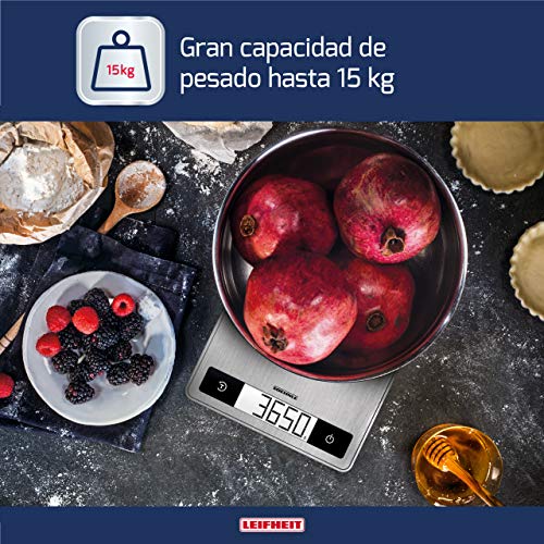 Soehnle Page Profi 200 Báscula de Cocina Digital, Gris, 23 cm