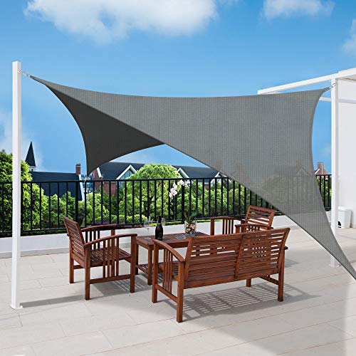 Sol Royal SolVision HS9 Vela de Sombra Toldo Parasol 400x200 cm HDPE Transpirable Gris protección UV