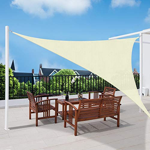 Sol Royal SolVision HS9 Vela de Sombra Toldo Parasol 600x420x420 cm HDPE Transpirable Crema protección UV