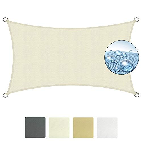 Sol Royal SolVision PS9 Vela de Sombra Toldo Parasol 400x200 cm PES Repelente del Agua Blanco protección UV