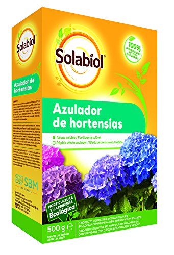 Solabiol - Azulador hortensias 100% organico, 500g