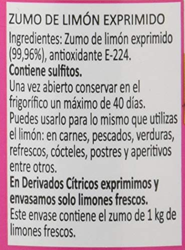 Solimon - Zumo De Limón Botella 280 ml