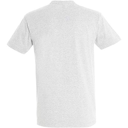 SOLS - Camiseta de Manga Corta Modelo Imperial para Hombre (5XL) (Blanco)
