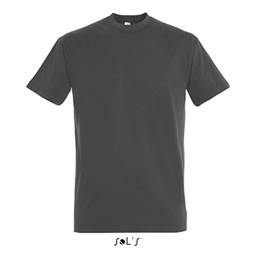 SOLS Imperial - Camiseta Unisex m/Corta 190gr./Child: Imperial - Camiseta Unisex m/Corta 190gr. - Color Gris Oscuro/Talla M