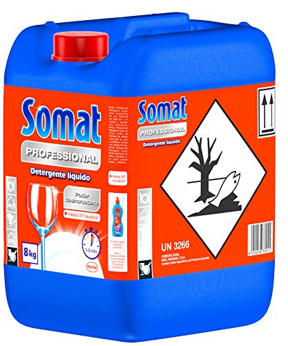 Somat Professional Detergente Líquido para lavavajillas máquina profesional, 8KG