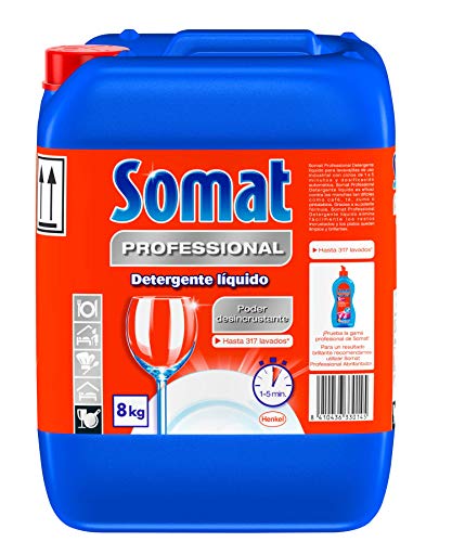 Somat Professional Detergente Líquido para lavavajillas máquina profesional, 8KG