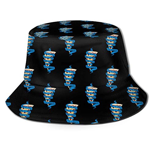 Sombrero de Cubo La Pizza es Conocimiento Sombrero de Pescador Moda Sombrero de Sol Salvaje