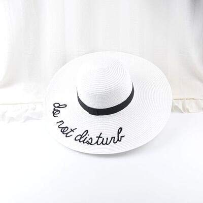 Sombrero De Playa para Gorra Bordada De ala Grande para Mujer, Sombrero De Paja De Verano, Sombreros Juveniles para Mujeres, Sombreros para El Sol, Sombreros De Playa, Venta 5