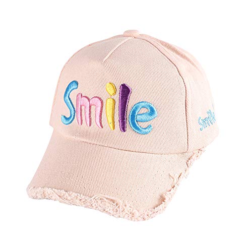 Sombreros para niños Primavera y Verano Nueva versión Coreana de Las Letras Bordadas Gorra de béisbol de Tendencia de Borde en Bruto Sombrero de bebé Protector Solar